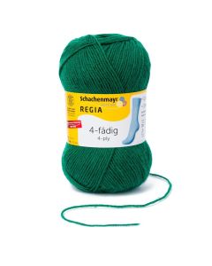 REGIA 4-Ply Solid Yarn 50g - Green