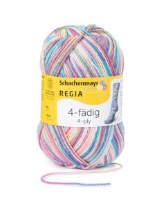 REGIA 4-Ply Self Patterning Yarn 50g - Unicorn