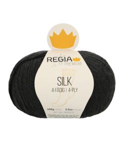 REGIA 4-Ply PREMIUM Silk 100g - Black