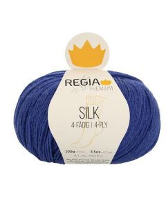 REGIA 4-Ply PREMIUM Silk 100g - Navy Blue