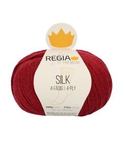 REGIA 4-Ply PREMIUM Silk 100g - Red Rose