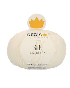 REGIA 4-Ply PREMIUM Silk 100g - White