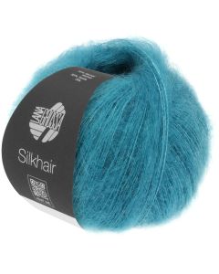 Silkhair - Mohair Silk Blend - Bluegrey Col. 196- 25g Skein by Lana Grossa