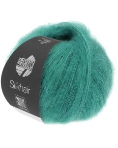 Silkhair - Mohair Silk Blend - Bluegrey Col. 196- 25g Skein by Lana Grossa