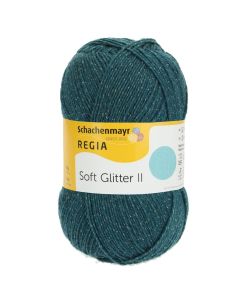 Regia Soft Glitter 4Ply 100g - Teal