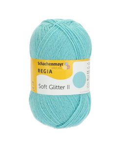 Regia Soft Glitter 4Ply 100g - Turquoise