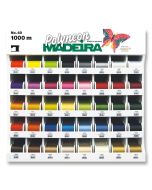 MADEIRA DISPLAY - POLYNEON 40 Full Large Spool Collection 40 Colors - 200 x 1000m Spools