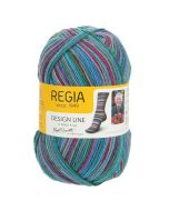 REGIA Design Line 4Ply 100g - Self Patterning Sock Yarn - Cool Color