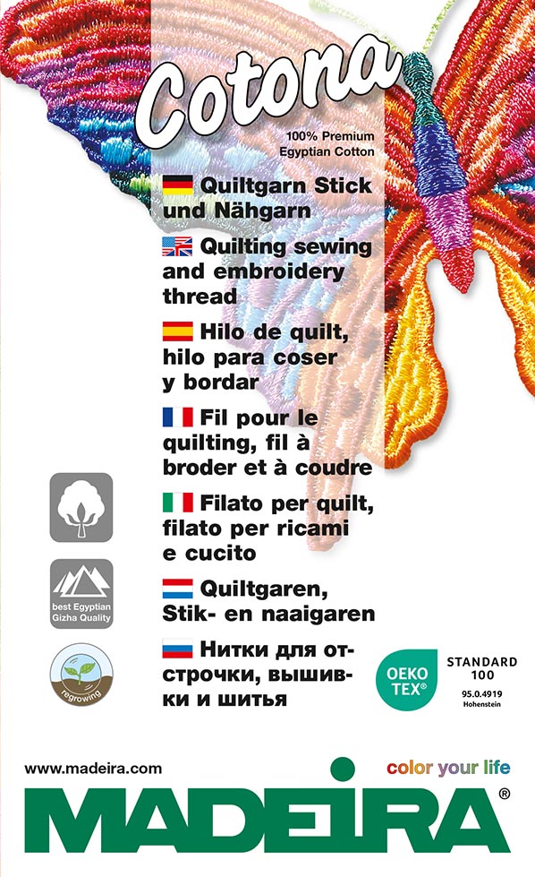 Madeira Cotona Threads Color Card