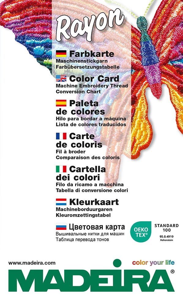 Madeira Cotona Threads Color Card